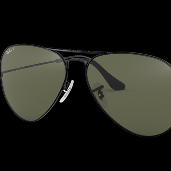 Black Ray Bans Aviator - Picture 1 of 3
